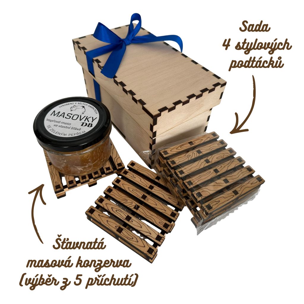 Stylová krabička pro muže – originální dárek k narozeninám